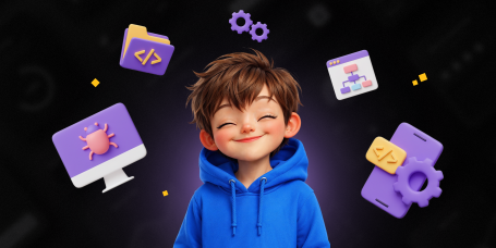 Идеальный сайт с нуля: код, дизайн и AI-помощник - КИБЕРшкола программирования для детей, компьютерные курсы для школьников, начинающих и подростков - KIBERone г. Барнаул